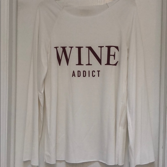 OFF WHITE "WINE ADDICT" PRINT TOP - Picture 3 of 4